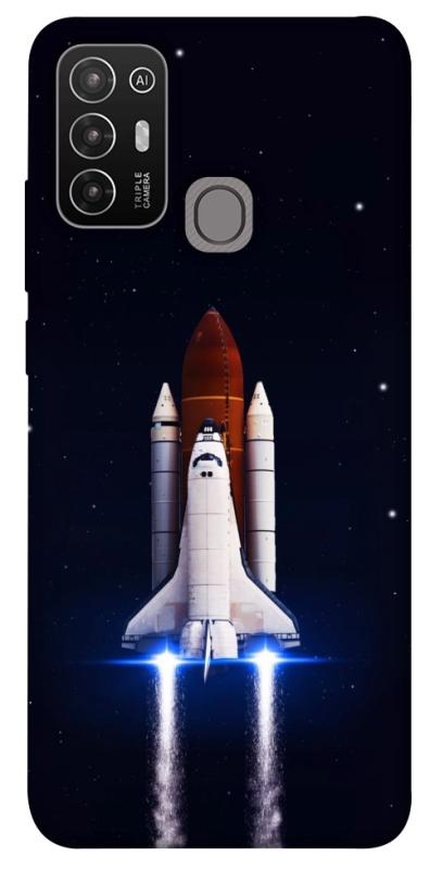Чохол itsPrint Rocket launch для ZTE Blade A52, космос, купити оптом з доставкою