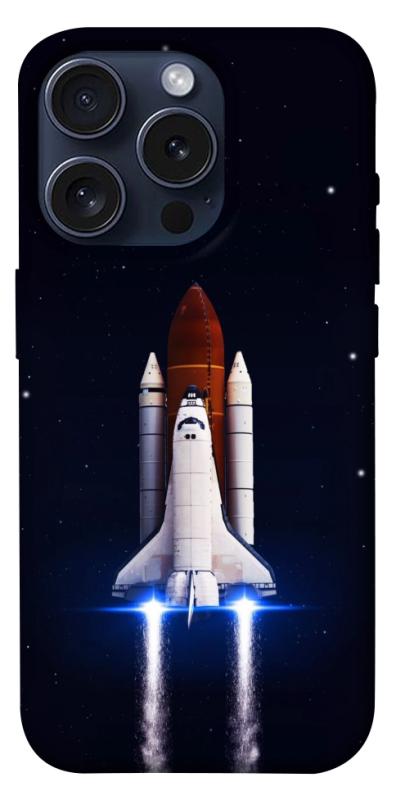 Чехол itsPrint Rocket launch для Apple iPhone 15 Pro (6.1"), космос, купить оптом с доставкой