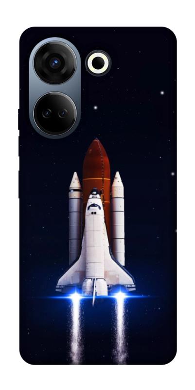 Чехол itsPrint Rocket launch для TECNO Camon 20 Pro (CK7n), космос, купить оптом с доставкой