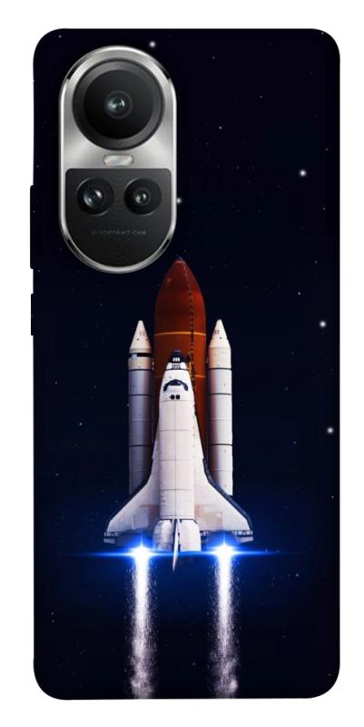 Чехол itsPrint Rocket launch для Oppo Reno 10, космос, купить оптом с доставкой