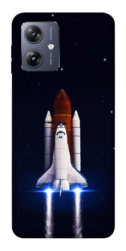 Чехол itsPrint Rocket launch для Motorola Moto G54, космос, купить оптом с доставкой