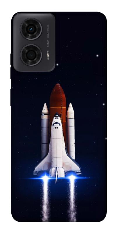 Чехол itsPrint Rocket launch для Motorola Moto G24, космос, купить оптом с доставкой