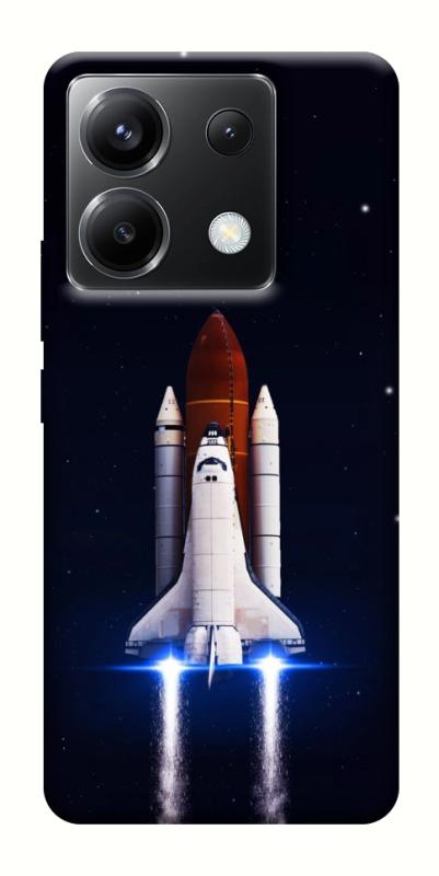 Чехол itsPrint Rocket launch для Xiaomi Poco X6, космос, купить оптом с доставкой