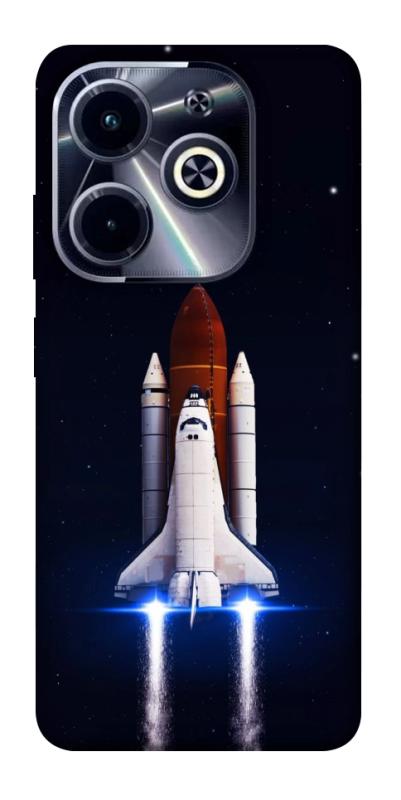 Чехол itsPrint Rocket launch для Infinix Hot 40i, космос, купить оптом с доставкой