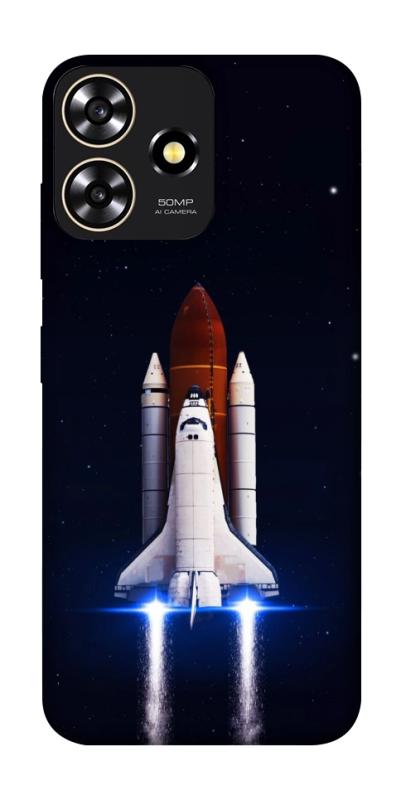 Чехол itsPrint Rocket launch для ZTE Blade A73 4G, космос, купить оптом с доставкой