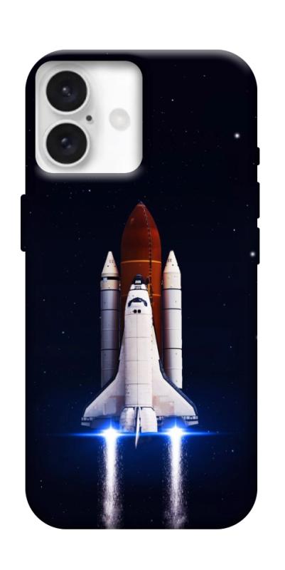Чехол itsPrint Rocket launch для Apple iPhone 16 (6.1"), космос, купить оптом с доставкой