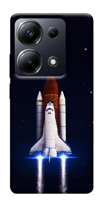 Чохол itsPrint Rocket launch для Xiaomi Redmi 13 4G / Poco M6 4G, космос, купити оптом з доставкою