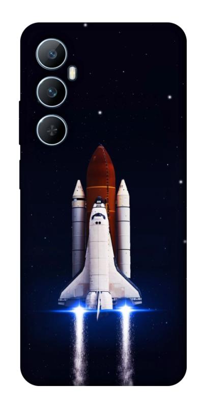 Чехол itsPrint Rocket launch для Realme C65 4G, космос, купить оптом с доставкой