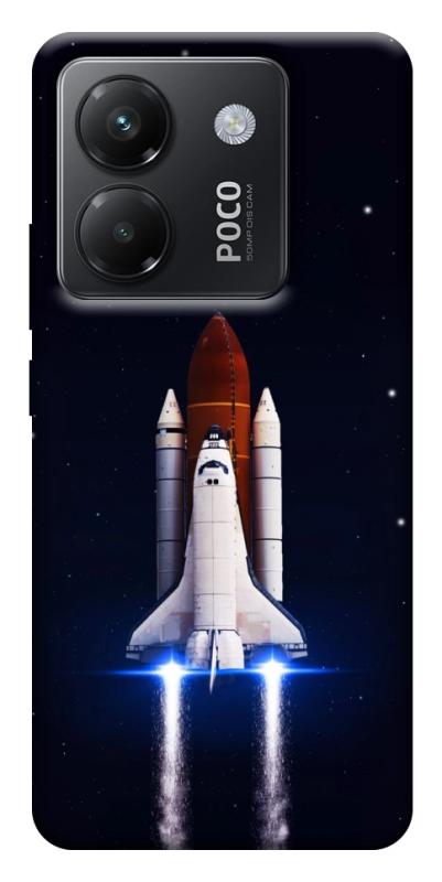 Чехол itsPrint Rocket launch для Xiaomi Poco M7 Pro 5G, космос, купить оптом с доставкой