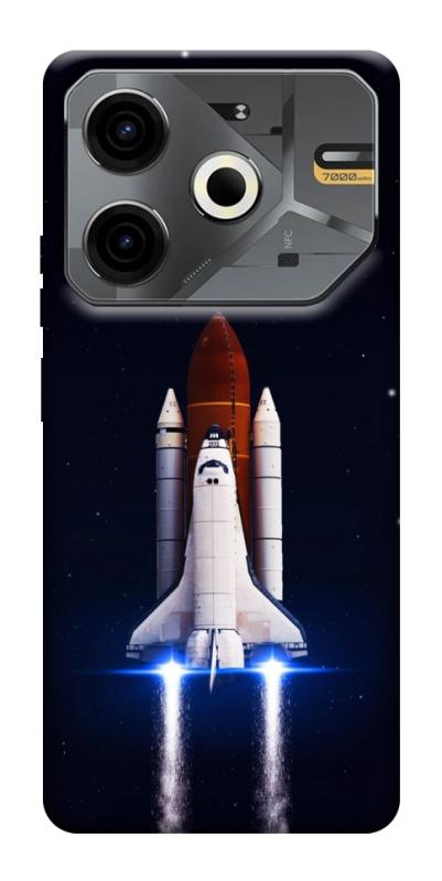 Чехол itsPrint Rocket launch для TECNO Pova 6 Neo (LI6), космос, купить оптом с доставкой