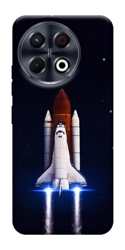 Чехол itsPrint Rocket launch для TECNO Spark 30 Pro (KL7), космос, купить оптом с доставкой