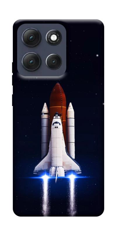 Чехол itsPrint Rocket launch для Motorola Moto G86 Power, космос, купить оптом с доставкой