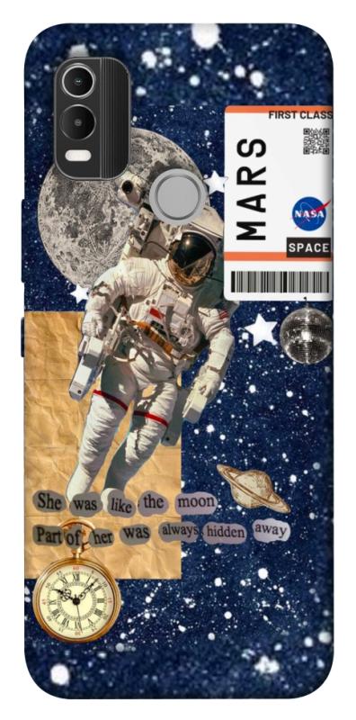 Чехол itsPrint Space collage для Nokia C21 Plus, космос, купить оптом с доставкой