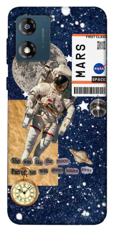 Чехол itsPrint Space collage для Motorola Moto E13, космос, купить оптом с доставкой