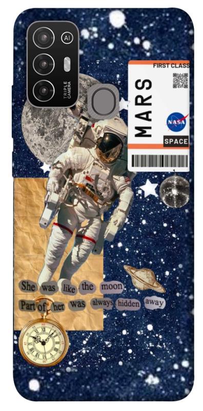 Чехол itsPrint Space collage для ZTE Blade A52, космос, купить оптом с доставкой