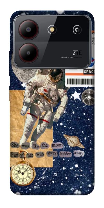 Чехол itsPrint Space collage для ZTE Blade A54 4G, космос, купить оптом с доставкой