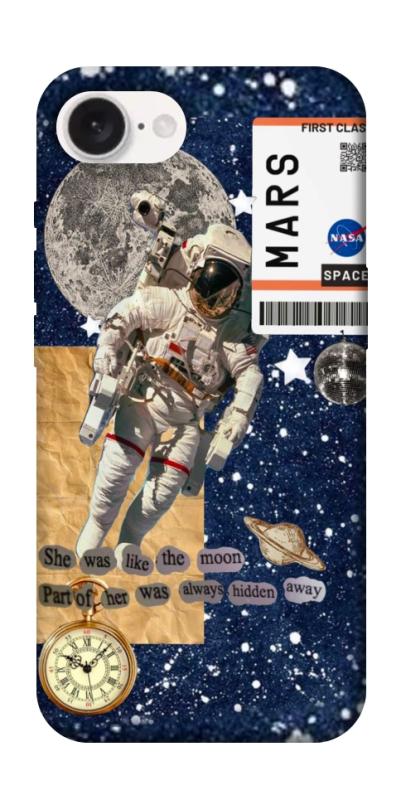 Чехол itsPrint Space collage для Apple iPhone 16e (6.1"), космос, купить оптом с доставкой