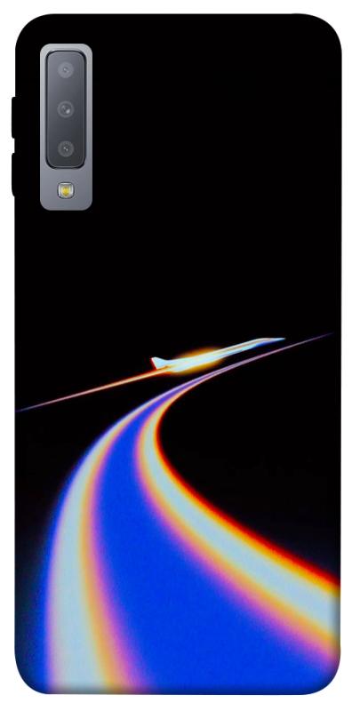 Чехол itsPrint Spaceship trail для Samsung A750 Galaxy A7 (2018), космос, купить оптом с доставкой