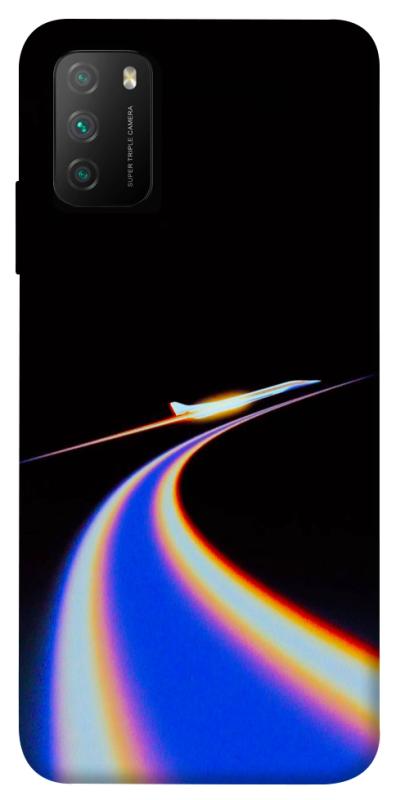 Чехол itsPrint Spaceship trail для Xiaomi Poco M3, космос, купить оптом с доставкой