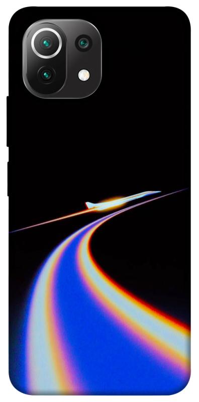Чехол itsPrint Spaceship trail для Xiaomi Mi 11 Lite, космос, купить оптом с доставкой