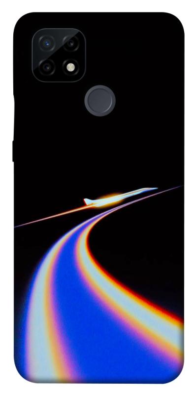 Чехол itsPrint Spaceship trail для Realme C21, космос, купить оптом с доставкой