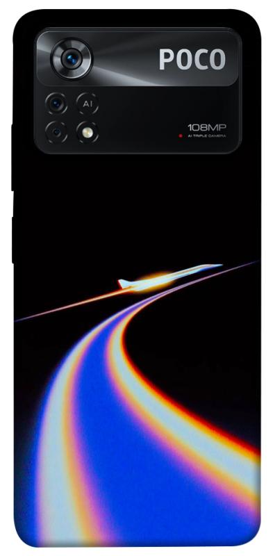 Чехол itsPrint Spaceship trail для Xiaomi Poco X4 Pro 5G, космос, купить оптом с доставкой