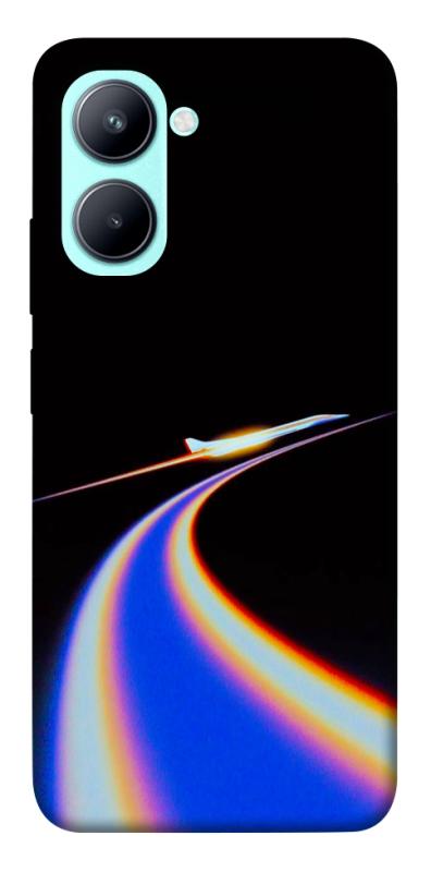 Чехол itsPrint Spaceship trail для Realme C33, космос, купить оптом с доставкой