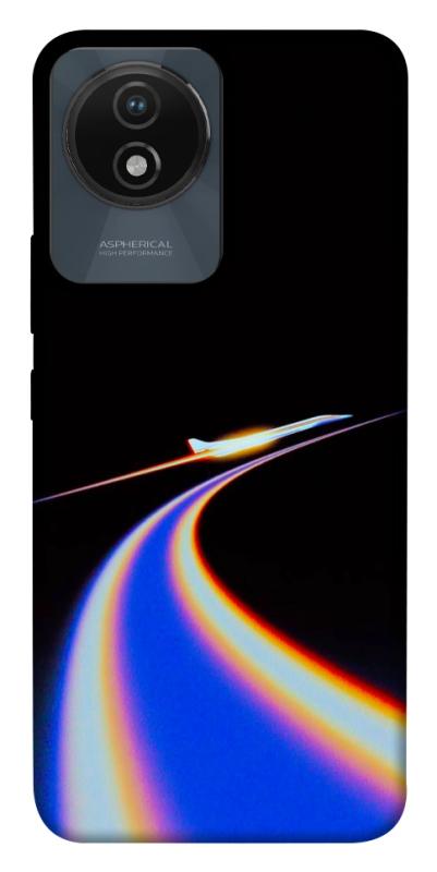 Чехол itsPrint Spaceship trail для Vivo Y02, космос, купить оптом с доставкой