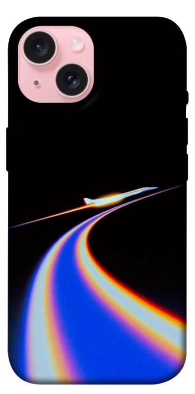 Чехол itsPrint Spaceship trail для Apple iPhone 15 (6.1"), космос, купить оптом с доставкой