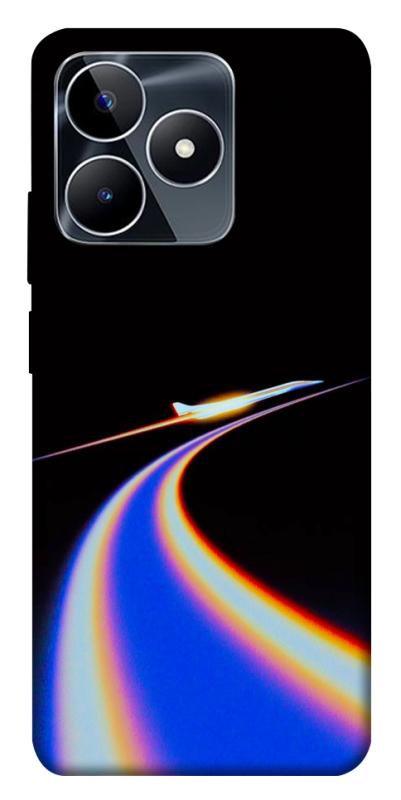 Чехол itsPrint Spaceship trail для Realme C53, космос, купить оптом с доставкой