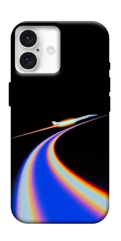 Чехол itsPrint Spaceship trail для Apple iPhone 16 (6.1"), космос, купить оптом с доставкой