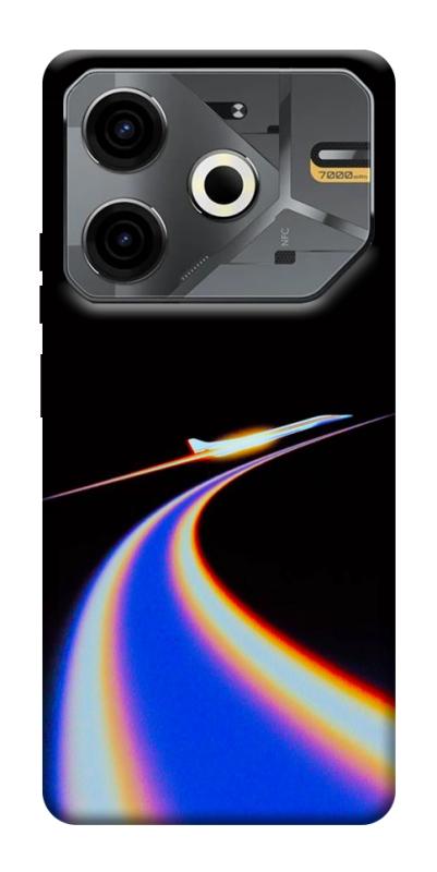Чехол itsPrint Spaceship trail для TECNO Pova 6 Neo (LI6), космос, купить оптом с доставкой