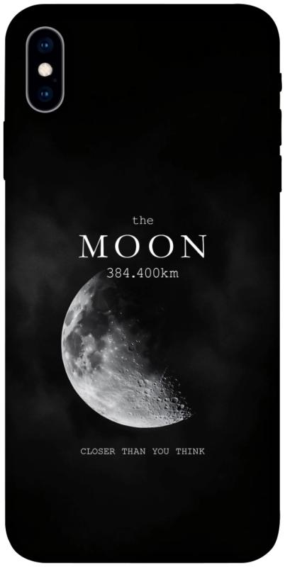 Чехол itsPrint The moon для Apple iPhone X (5.8"), космос, купить оптом с доставкой