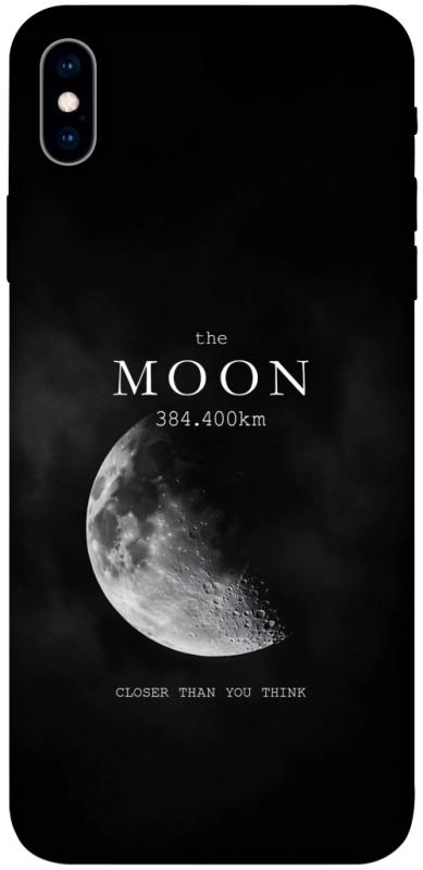 Чехол itsPrint The moon для Apple iPhone XS Max (6.5"), космос, купить оптом с доставкой