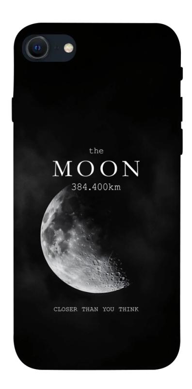 Чехол itsPrint The moon для Apple iPhone SE (2020), космос, купить оптом с доставкой