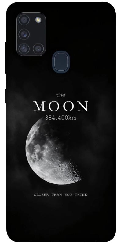 Чехол itsPrint The moon для Samsung Galaxy A21s, космос, купить оптом с доставкой