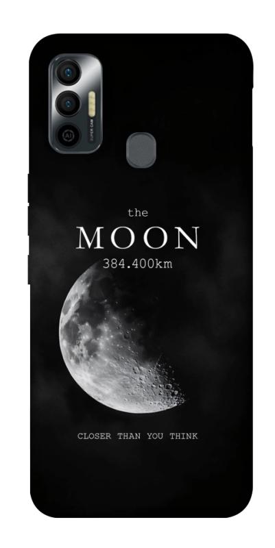 Чехол itsPrint The moon для TECNO Spark 7, космос, купить оптом с доставкой