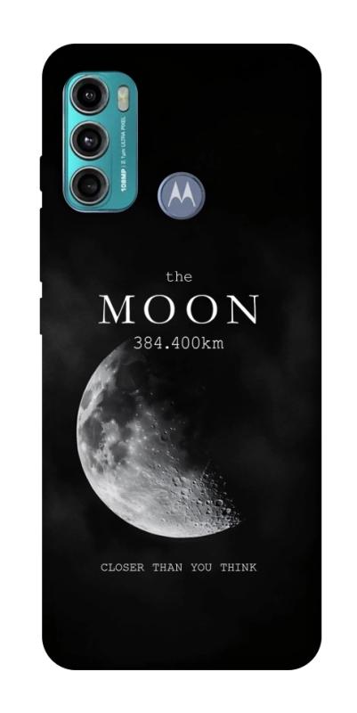 Чохол itsPrint The moon для Motorola Moto G60, космос, купити оптом з доставкою
