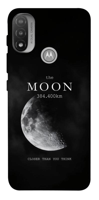 Чехол itsPrint The moon для Motorola Moto E20, космос, купить оптом с доставкой