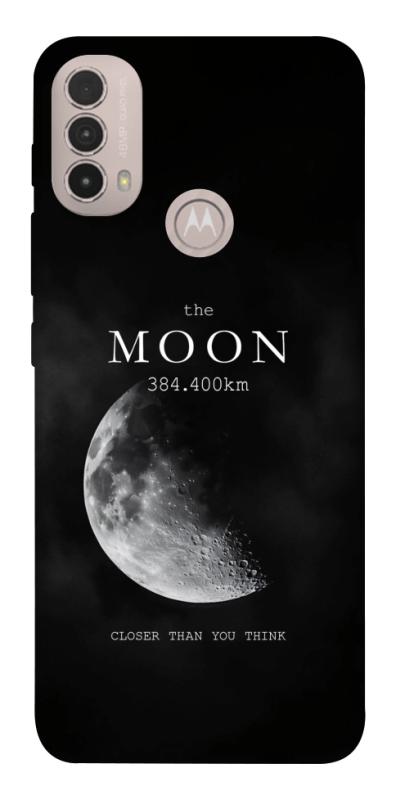 Чехол itsPrint The moon для Motorola Moto E40, космос, купить оптом с доставкой