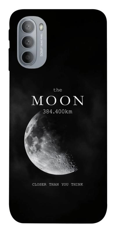 Чехол itsPrint The moon для Motorola Moto G31, космос, купить оптом с доставкой