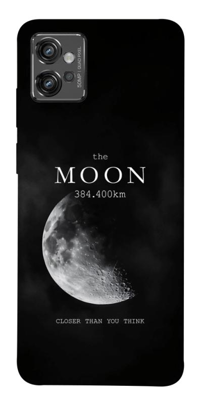 Чехол itsPrint The moon для Motorola Moto G32, космос, купить оптом с доставкой
