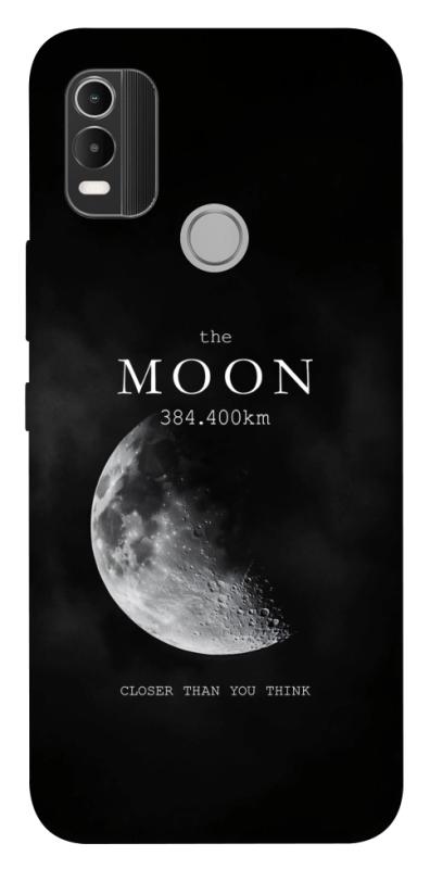 Чехол itsPrint The moon для Nokia C21 Plus, космос, купить оптом с доставкой
