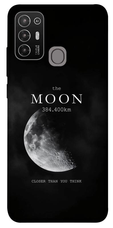 Чехол itsPrint The moon для ZTE Blade A52, космос, купить оптом с доставкой