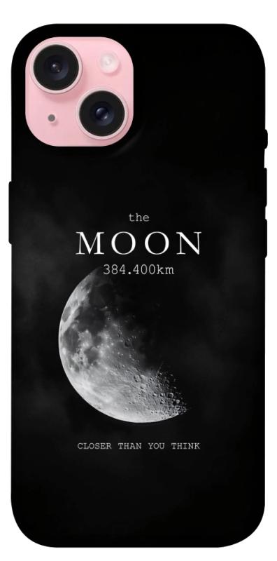 Чехол itsPrint The moon для Apple iPhone 15 (6.1"), космос, купить оптом с доставкой