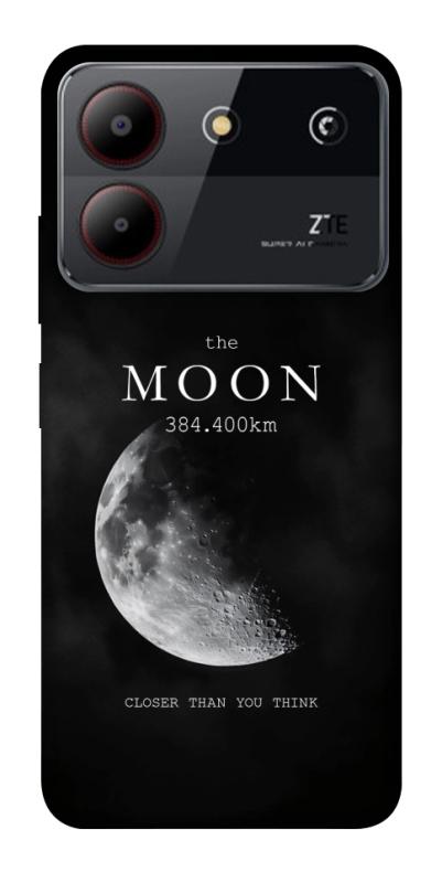 Чехол itsPrint The moon для ZTE Blade A54 4G, космос, купить оптом с доставкой