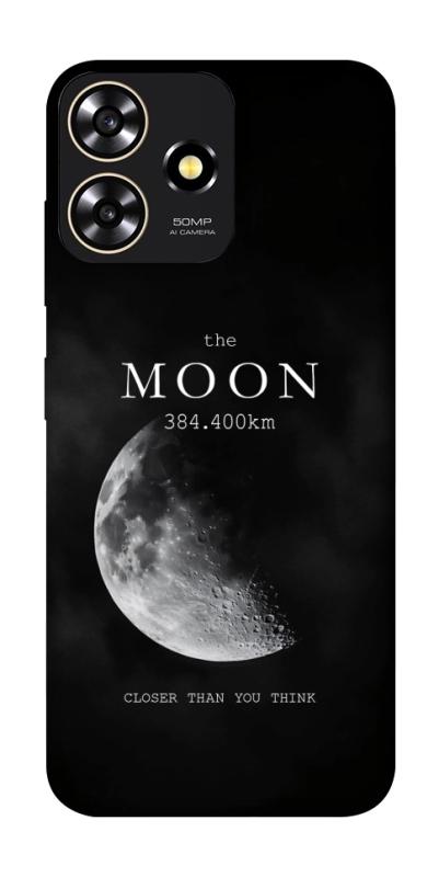 Чехол itsPrint The moon для ZTE Blade A73 4G, космос, купить оптом с доставкой