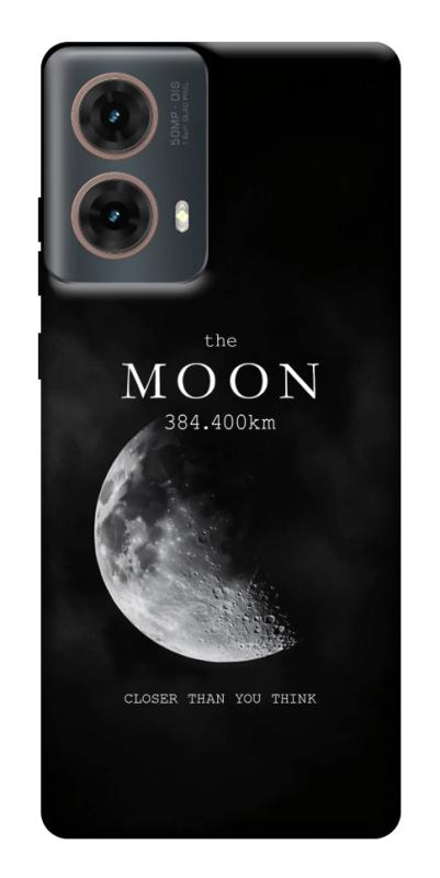 Чехол itsPrint The moon для Motorola Moto G85, космос, купить оптом с доставкой