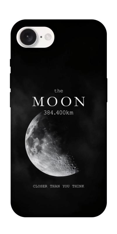 Чехол itsPrint The moon для Apple iPhone 16e (6.1"), космос, купить оптом с доставкой