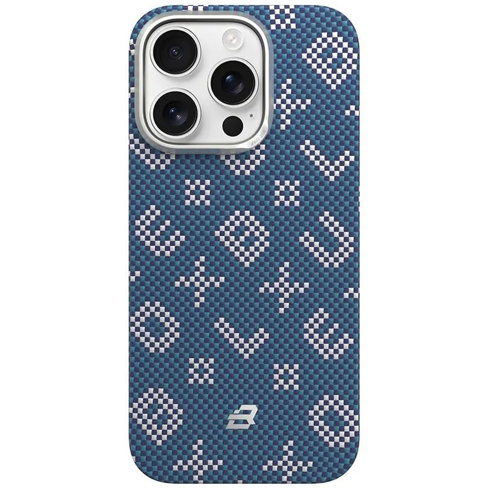 TPU+PC чехол Blueo Gilded Tactile Woven with Magnetic Fit для Apple iPhone 15 Pro Max (6.7"), Blue 1, TPU+PC, купить оптом с доставкой